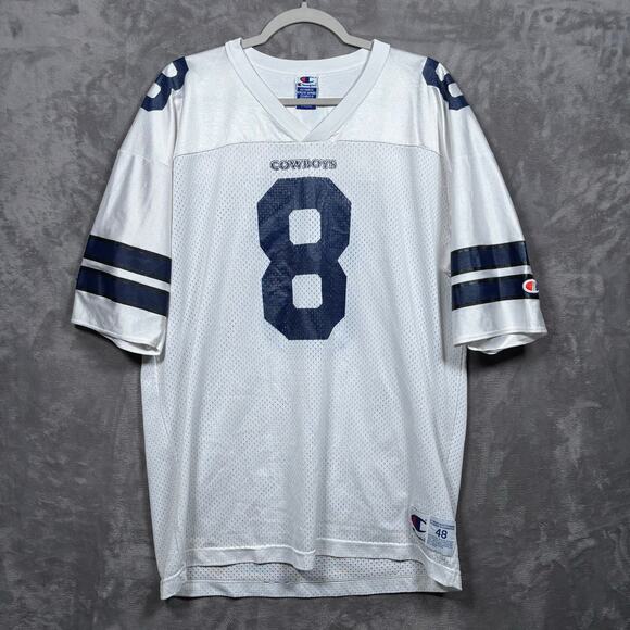Vintage Champion Dallas Cowboys Troy Aikman #8 Jersey – Size 48 - Picture 1 of 13